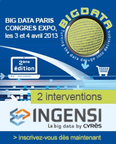 Ingensi au congrès Big Data Paris