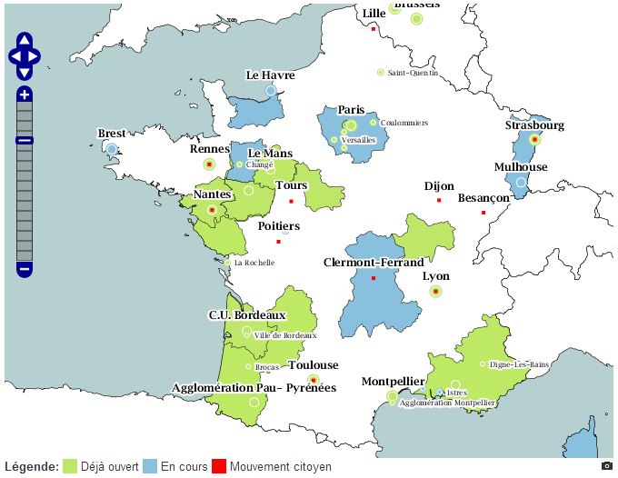 données publiques cartographie