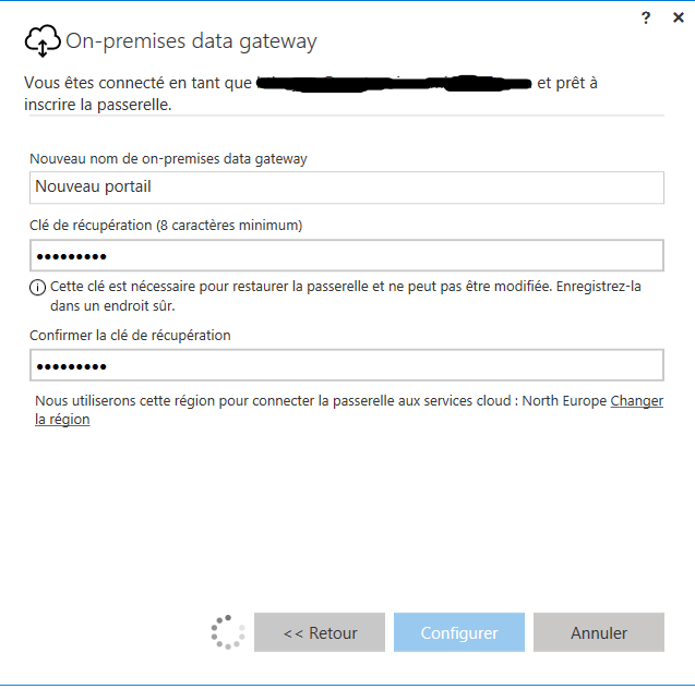 plateforme sharepoint connexion passerelle donnees