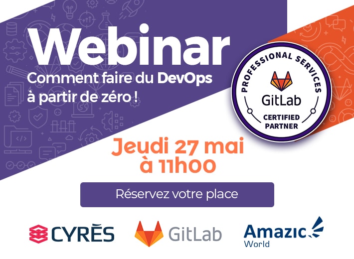 Lien de réservation pour le webinar sur l'approche devops